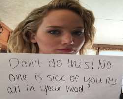 The actress was a victim of 'The Fappening' like many other celebrities. The event in which private pictures of many celebrities were hacked and were 